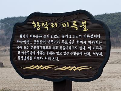 황락리 미륵과 안내판 썸네일 이미지